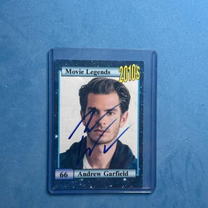 Andrew Garfield Sammelkarte 'Movie Legends' Sammelkarte mit COA signiert