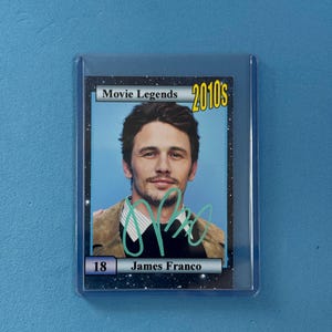 James Franco signierte Sammelkarte 'Movie Legends' Sammelkarte mit COA