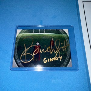 Bonnie Wright 'Ginny Weasley' signierte Harry Potter Sammelkarte mit Echtheitszertifikat
