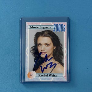 Rachel Weisz signierte Sammelkarte 'Movie Legends' Sammelkarte mit COA