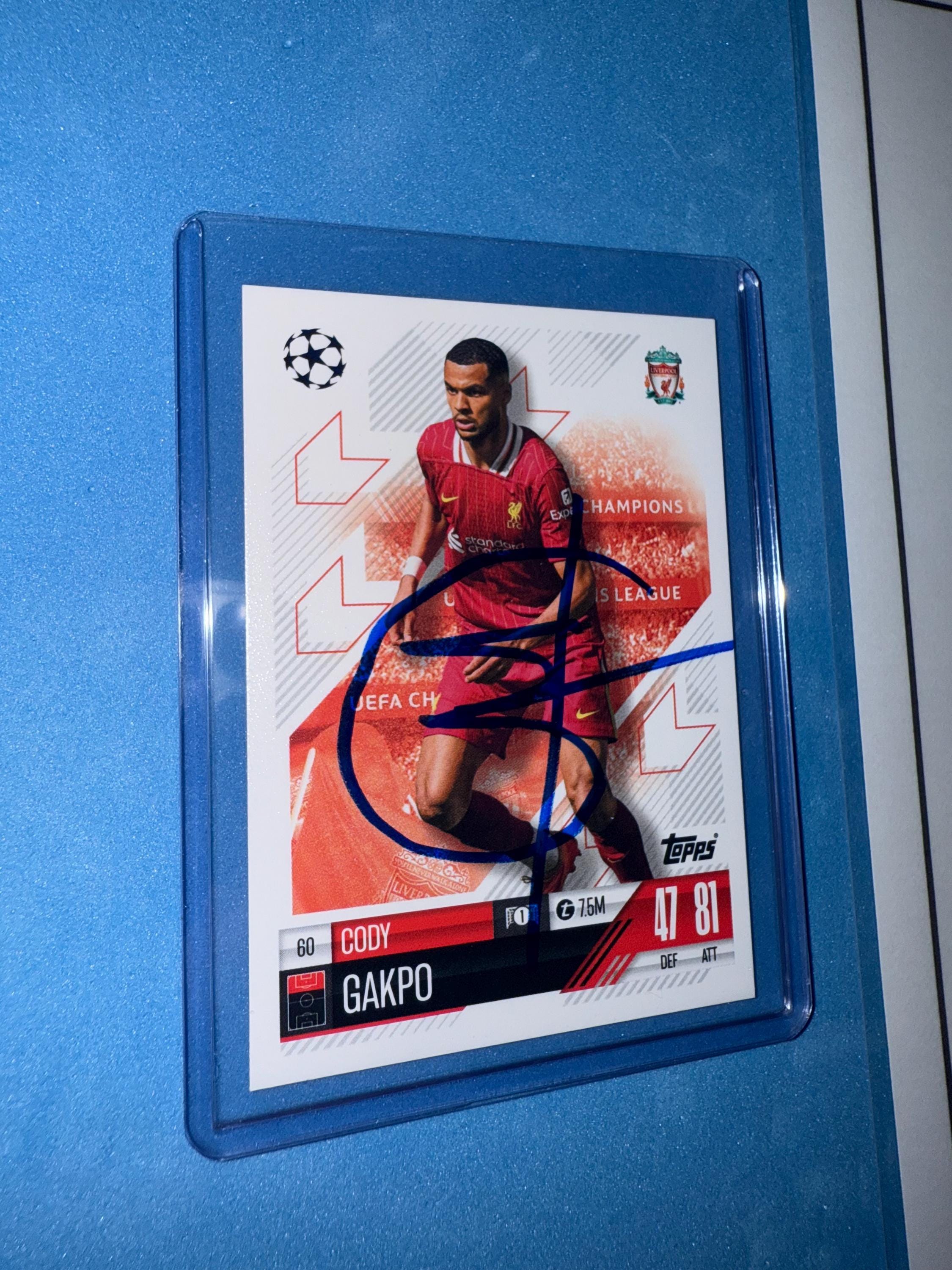 Cody Gakpo Signed Match Attax Card With COA - Etsy