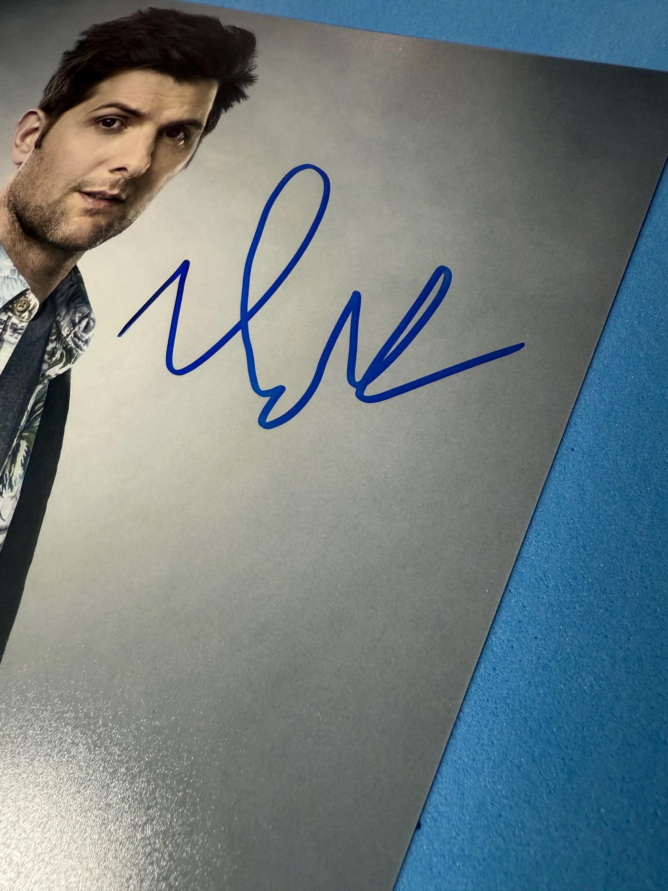 Adam Scott Signed 'ghosted' 10