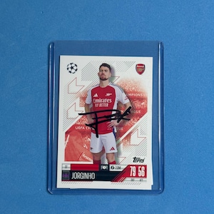 Jorginho signierte Match Attax Karte mit COA