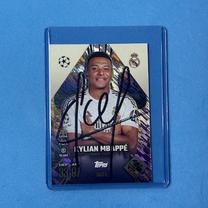 Kylian Mbappe Signed Match Attax Card With COA - Etsy
