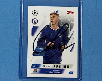 Cole Palmer Signed Match Attax Card with COA