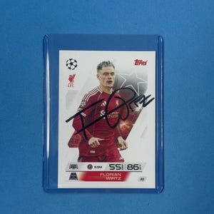 フロリアン・ヴィルツ直筆サイン入りマッチ・アタックスカード（COA