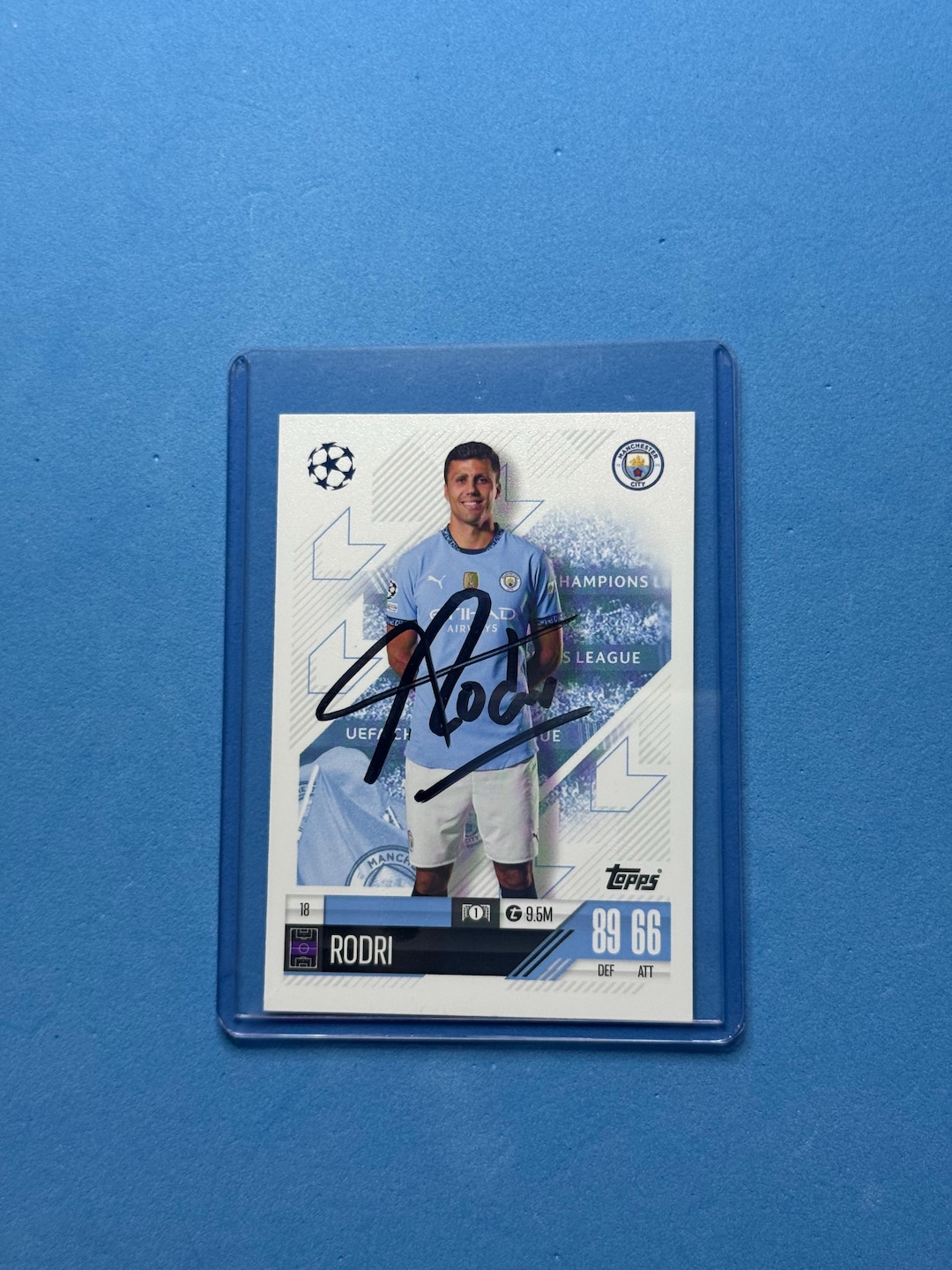 Rodri Signed Match Attax Card With COA - Etsy