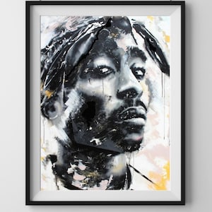 Tupac Shakur Art Print A4 Poster