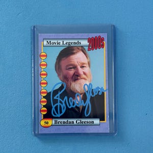 Brendan Gleeson signierte Sammelkarte 'Movie Legends' Sammelkarte mit COA