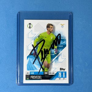 Ivan Provedel signierte Match Attax Karte mit COA