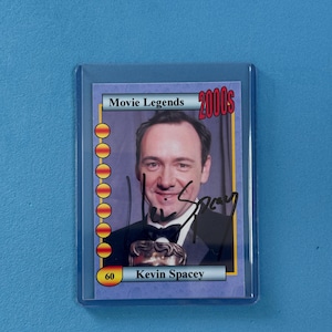 "Kevin Spacey signierte Sammlerkarte ""Movie Legends"" Sammelkarte mit COA."