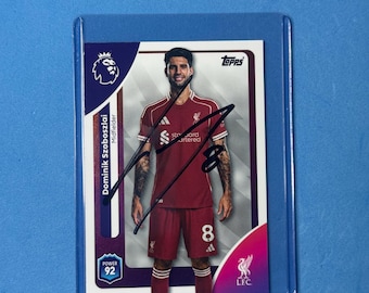 Dominik Szoboszlai Signed Match Attax Card with COA