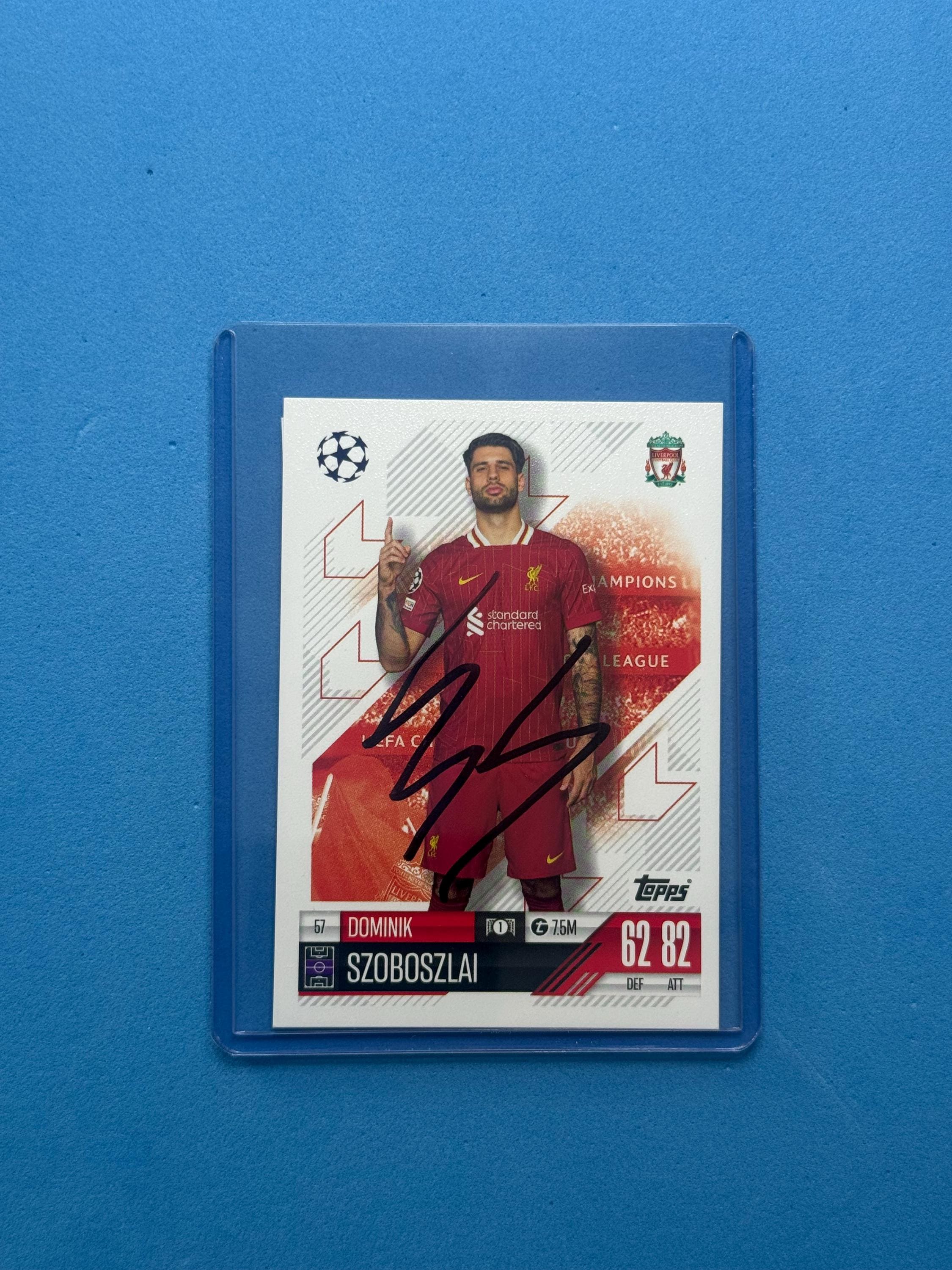 Dominik Szoboszlai Signed Match Attax Card With COA - Etsy