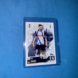 Ben Davies signierte Match Attax Karte mit COA
