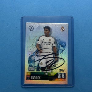 Endrick Signed Match Attax Card with COA image 1