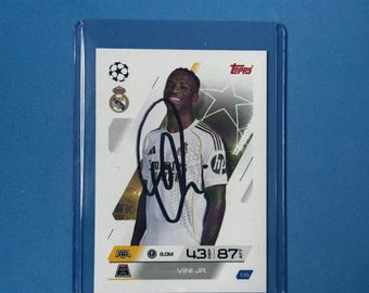 ヴィニシウス・ジュニオール 直筆サイン入りカード 新品同様。 - Etsy 日本