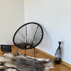 Reindeer Hide Giant 135 x 101 cm Authentic Nordic Decor Reindeer Skin Scandinavian Style Reindeer Rug Rentierfell Peau de Renne Pelle renna