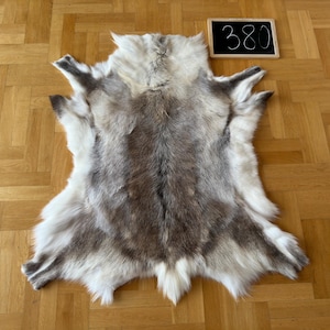 Reindeer Hide Giant 121 x 110 cm Authentic Nordic Decor Reindeer Skin Scandinavian Style Reindeer Rug Rentierfell Peau de Renne Pelle renna