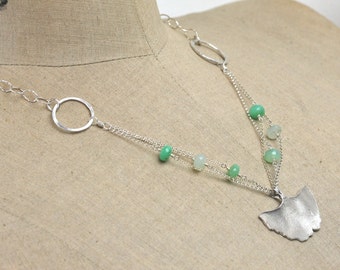 Ginkgo Necklace by Katherine Sheetz