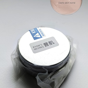 FAIR UV Modeling Paste for Blythe Doll Face Sculpting – Dark Skin Tone, 3D Customization Material