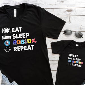 Eat Sleep Game Shirt, Roblox Lover Shirt, Roblox Bday Tee, Gamer Clothes Kids Tee, Gamer Event Shirt, Family Roblox Shirt, Roblox Boys Shirt