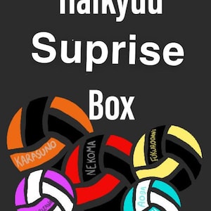 Anime Haikyuu Volleyball Inspired Suprise Box