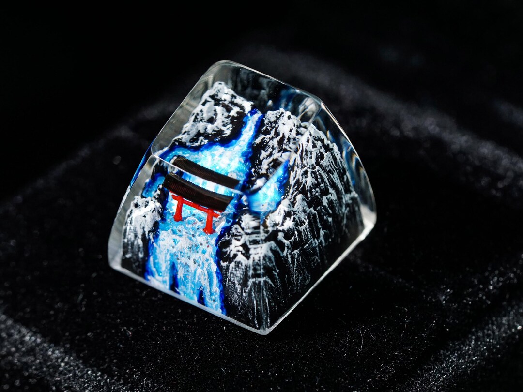 Sun Goddess Torii Gate Keycap Set – Winter Shrine Artisan Resin Keycap ...