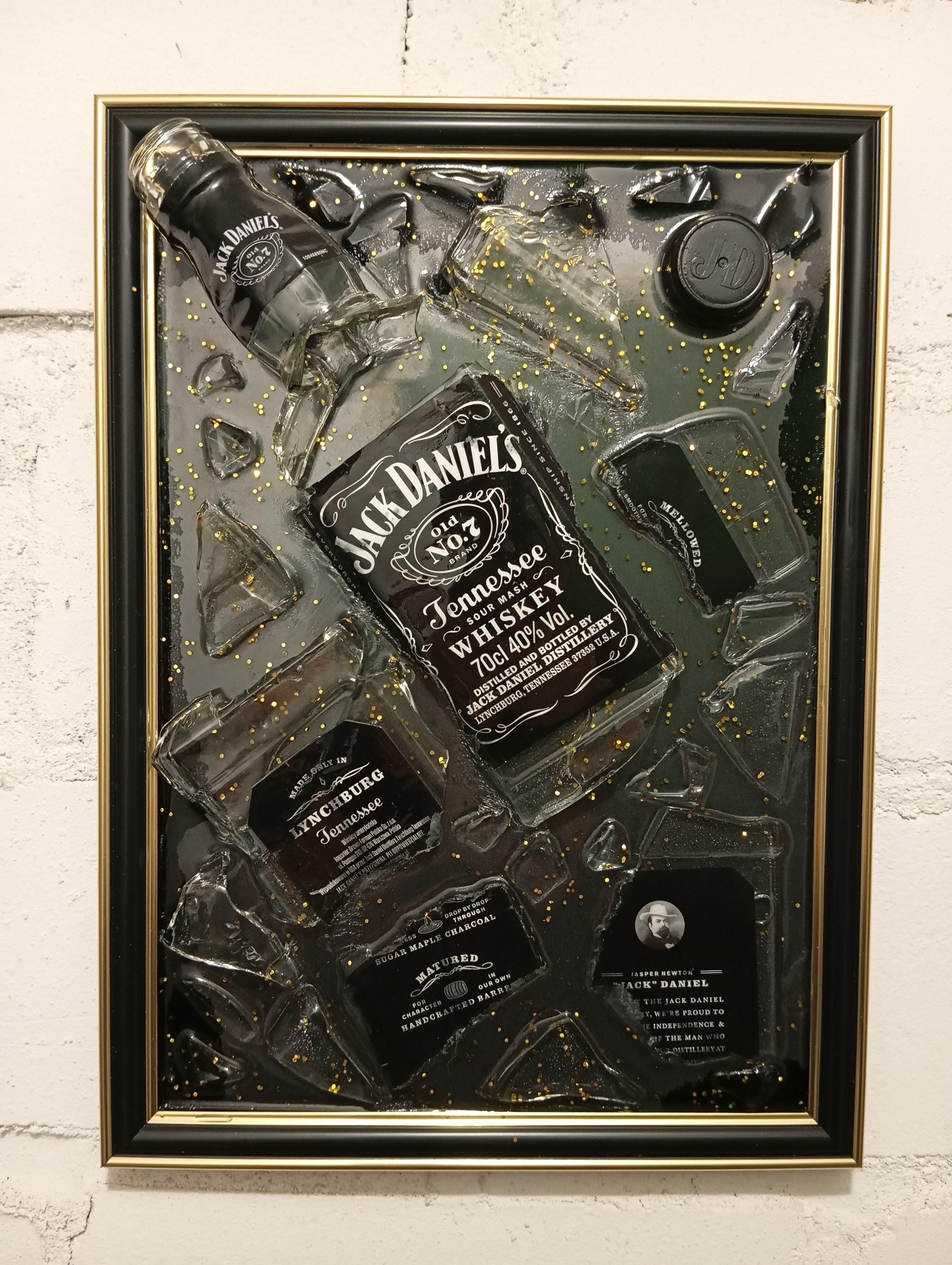 【一点物レジンアート】　Jack Daniel's Epoxy Resin Jack Daniels - Etsy
