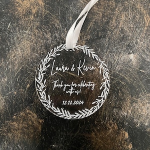 Lot de décorations de mariage, cadeaux de mariage pour invités, cadeaux de mariage personnalisés, cadeaux de Noël, lots de cadeaux de mariage, décorations de votre logo pour invités