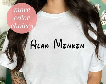 Alan Menken / Compositor estadounidense / Partitura mágica / Aficionado a la música clásica / Música cinematográfica / Teatro musical / Camiseta de manga corta de jersey unisex