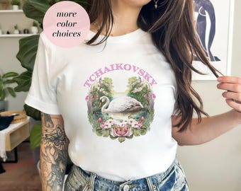 Tchaikovsky Swan Lake Classical Music Unisex Jersey Short Sleeve Tee
