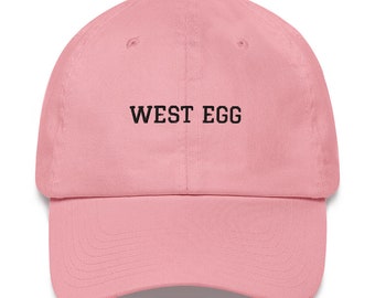 West Egg | East Egg | The Great Gatsby | F. Scott Fitzgerald | Jay Gatsby | Nick Carraway | Literary Gift | Book Lover Gift | Dad hat