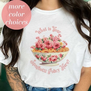 What Is Your Spaghetti Policy Here | Charlie Kelly | IASIP | Charlie Day | It&#39;s Always Sunny | Spaghetticore Unisex Jersey Short Sleeve Tee