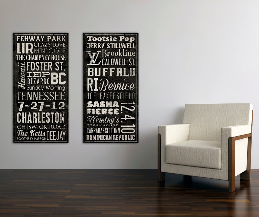 Custom Personalized MADE to ORDER 2 Stretched Canvas Etsy