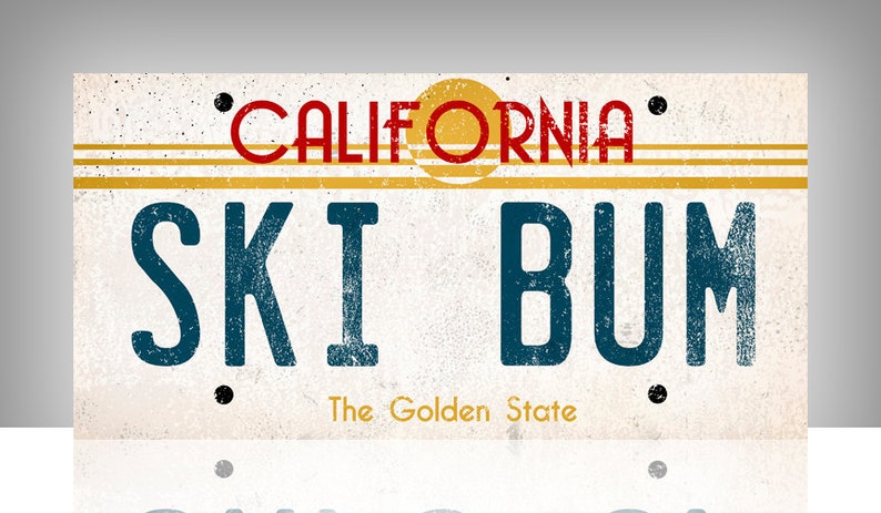 California License Plate Gallery Wrapped Canvas Wall Art SIGNED FREE CUSTOM