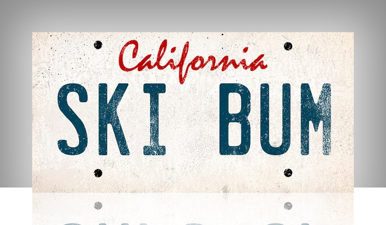 California License Plate Gallery Wrapped Canvas Wall Art SIGNED FREE CUSTOM