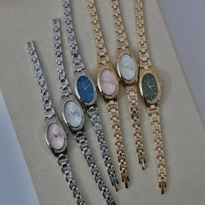 Gold Watch, Minimalist Gold Wrist Watch for Women, Small Face Elegant Watch, Gift For her , Women Watch , Best friends gift
