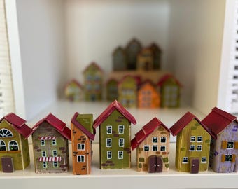 Homedeko Mini Deko-Holzhäuschen