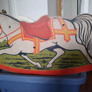 vintage rocking horse