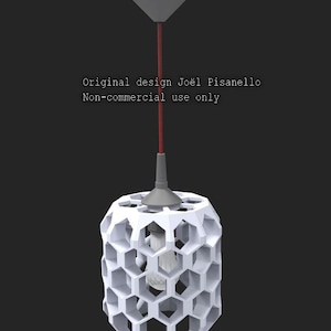Lámpara colgante HEXA - Archivo de impresión 3D Archivo de descarga digital