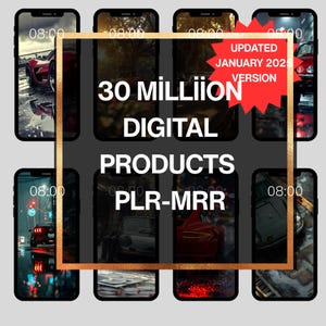 30+ million digital products Bundle with PLR MRR – Perfect for passive ıncome massive digital Product Bundle Resell Ready  plr/mrr Licenses