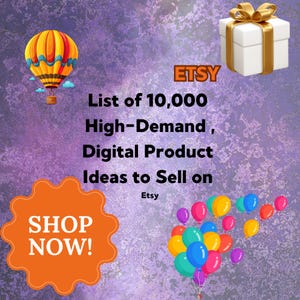 10,000 High-Demand Digital Product Ideas to Sell on Etsy