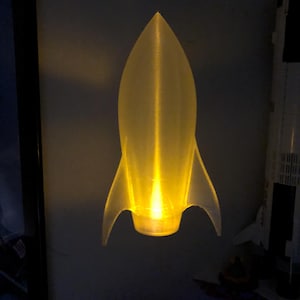 Tea Light Rocket 3d digital download file chandelier lamp