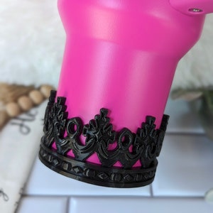 Crown Boot for Tumbler, Queen Princess Crown for Tumbler, Tumbler Boot Sleeve, 3D Printed 14 30 40oz Stanley, 32oz Owala, SM, 30oz Iceflow