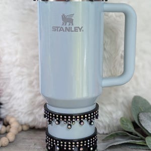 Fancy Rhinestone Lid Bangle, Boot or Cuff for 40oz Stanley Tumbler Accessories for Lid Topper Crystal Decor Bling for Cup Diamond Sparkles