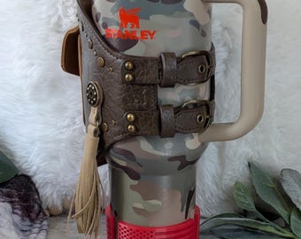 American Flag Tumbler Boot, 40oz Stanley Tumbler Sleeve, 3D Printed Protective Boot, Patriotic, Country, USA America Gift 4th of July