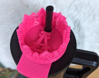 Neon Pink Crown Topper for Simply Modern Trek Tumbler, Simply Modern Topper, SM Accessory, 40oz 3D printed tumbler lid topper, SM Trek