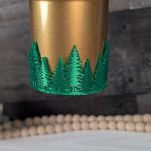Pine Trees Tumbler Boot Protective Sleeve 3D Printed Stanley Decor Happy Camper Accessories Outdoor Nature Theme