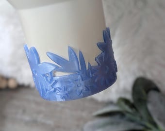 Palm Floral Tumbler Boot, Tropical Desert Flower Ocean Palm Tumbler Sleeve 3D Printed Stanley Resort Decor Accessories for Mother's Day