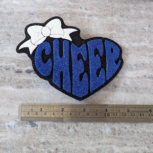 Cheer charm for Bogg Bag, Custom charm for bag, Made to order cheerleader bag charms, School cheer team bag charm, Cheer mom gift,3D printed image 2